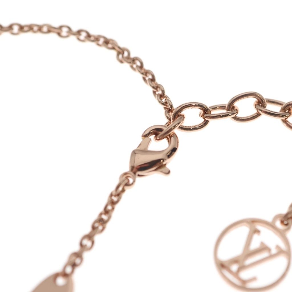 Louis Vuitton LV Iconic Logo Rhinestone Bracelet Pink Gold — view 5