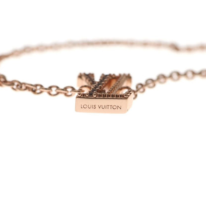 Louis Vuitton LV Iconic Logo Rhinestone Bracelet Pink Gold — view 6