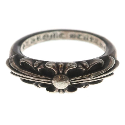Chrome Hearts Baby Classic Floral Black Sling Silver 12