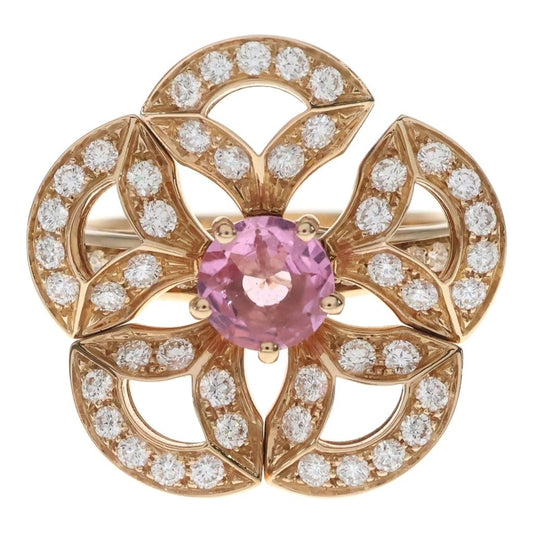 Bvlgari Diva's Dream Ring Diamond Pink Tourmaline Gold