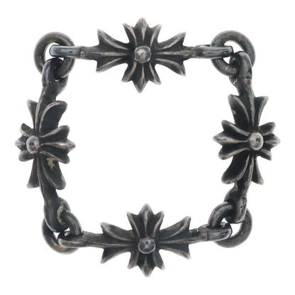 Chrome Hearts Tny CH Pls Tiny Ech Plus Ring Silver
