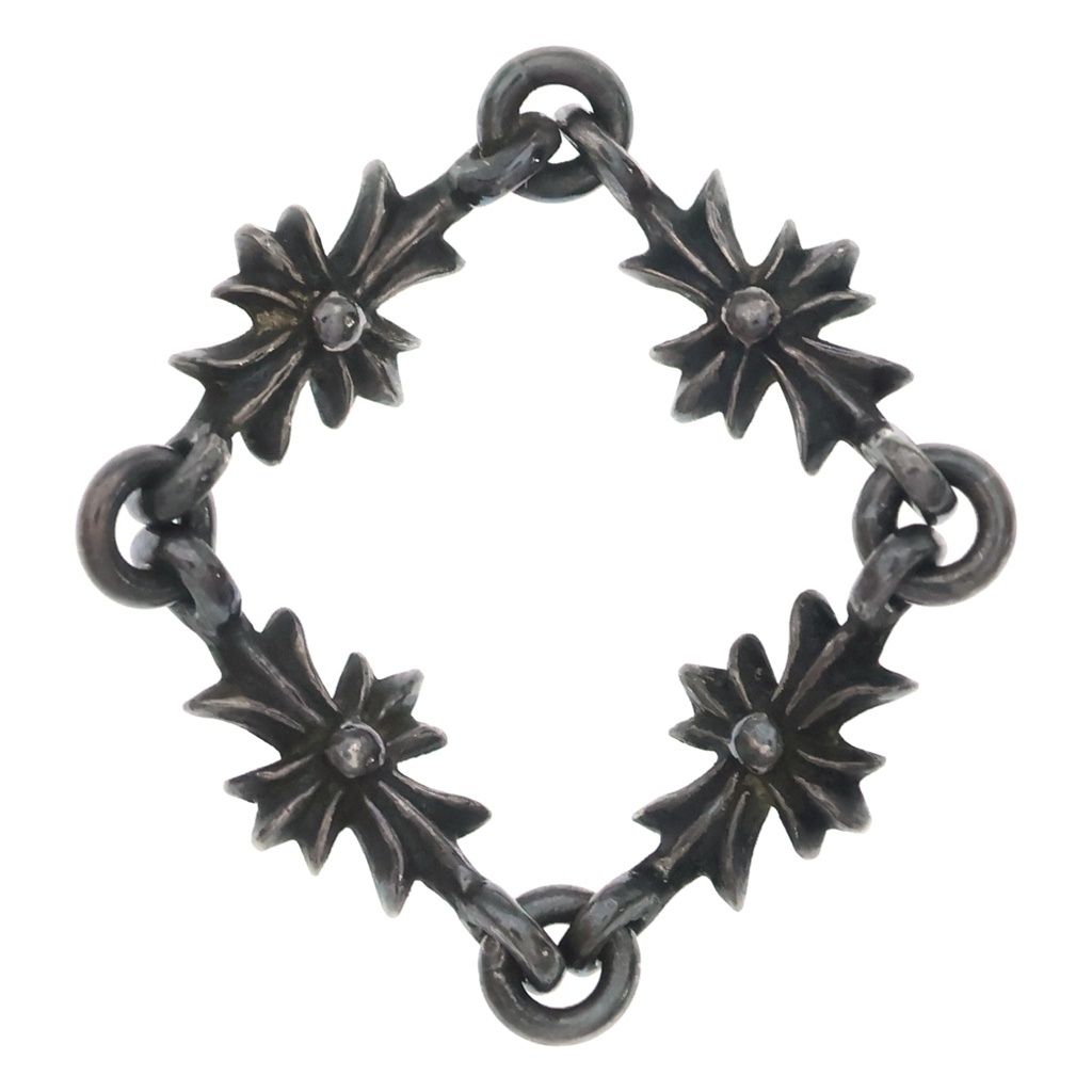 Chrome Hearts Tny CH Pls Tiny Ech Plus Ring Silver — view 2