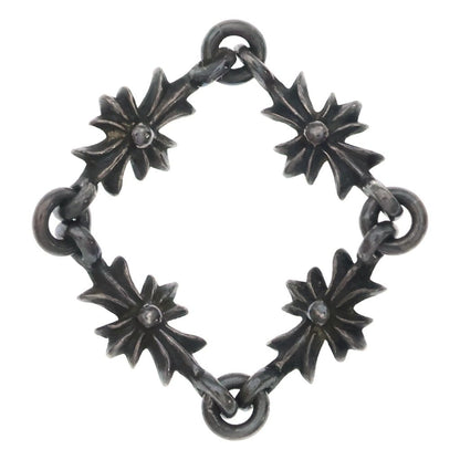 Chrome Hearts Tny CH Pls Tiny Ech Plus Ring Silver — view 2