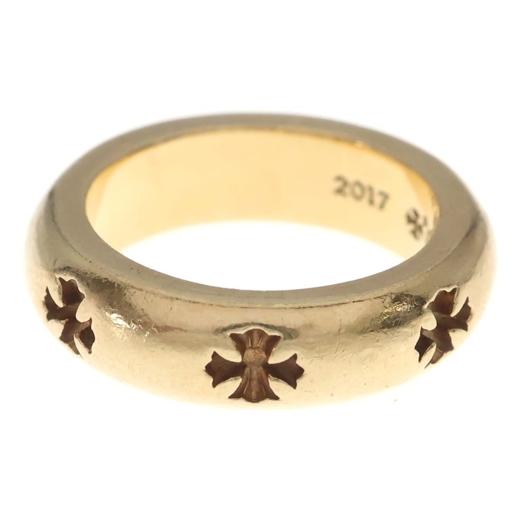 Chrome Hearts Negative CH Plus Gold Ring — view 2