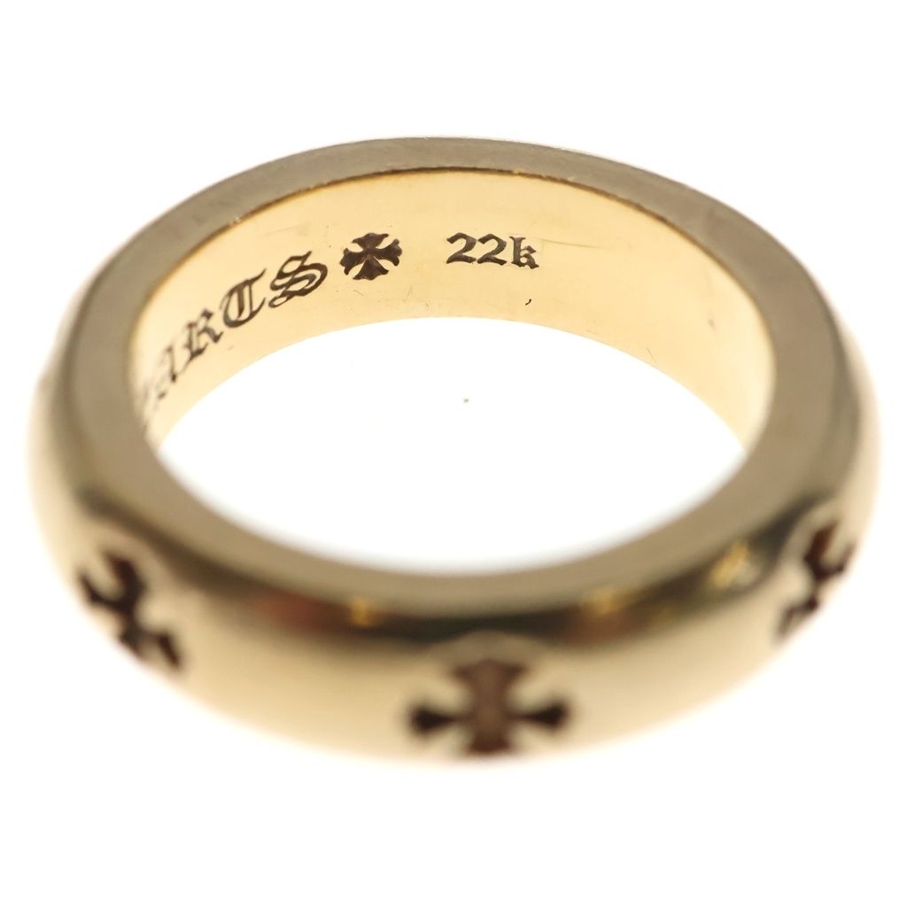 Chrome Hearts Negative CH Plus Gold Ring — view 5