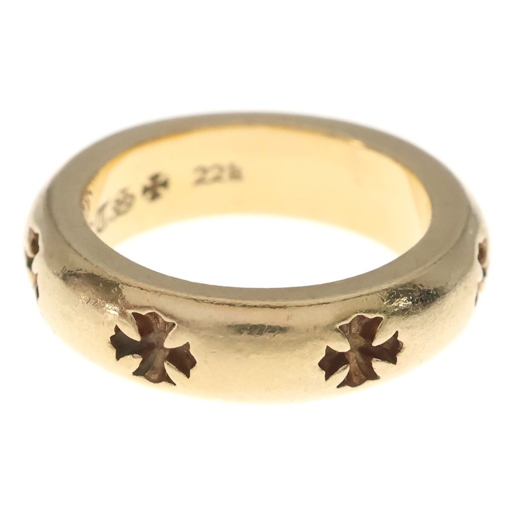 Chrome Hearts Negative CH Plus Gold Ring — view 3