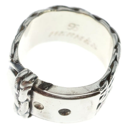 Hermes Diane 56 Belt Motif Ring Silver — view 5