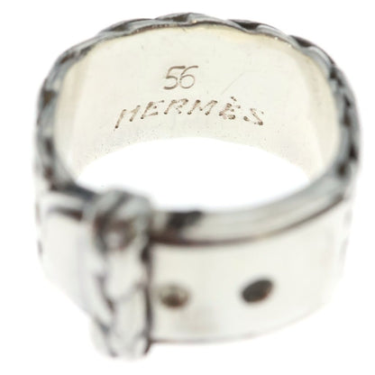Hermes Diane 56 Belt Motif Ring Silver — view 4