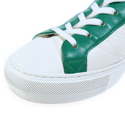 Louis Vuitton Tattoo Line LV Embroidery Leather High Top Sneakers White Green — view 6