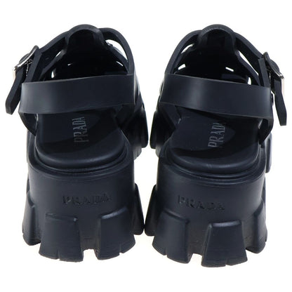 Prada Monolith Sandals Black — view 3