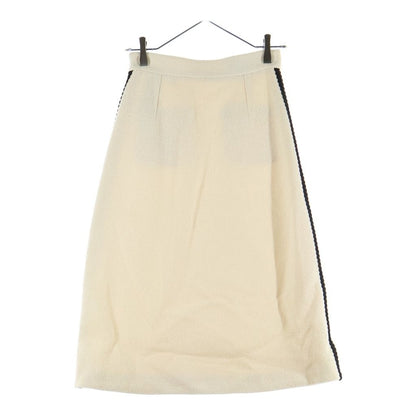 Gucci GG Skirt Ivory Black Wool