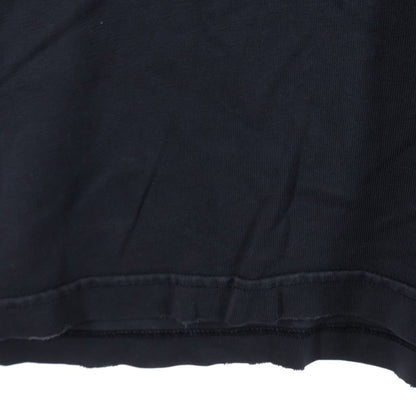 Balenciaga Tape Type T-Shirt Front Logo Print Short Sleeve Crew Neck Top Black — view 5