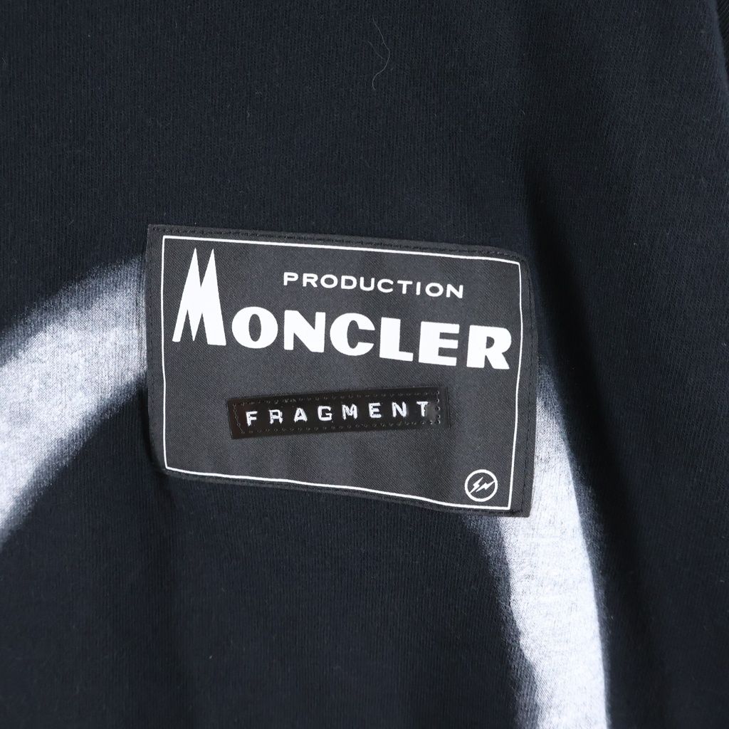 Moncler Genius Fragment Maglia T-Shirt Front Logo Print Short Sleeve Crew Neck — view 4