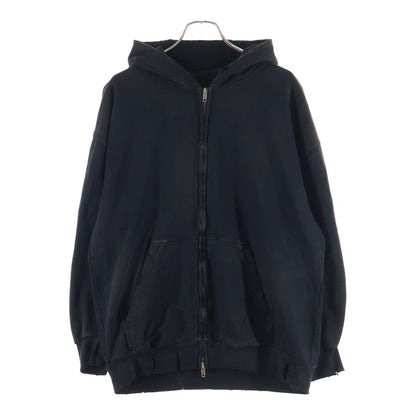 Balenciaga Logo Embroidery Hoodie Black