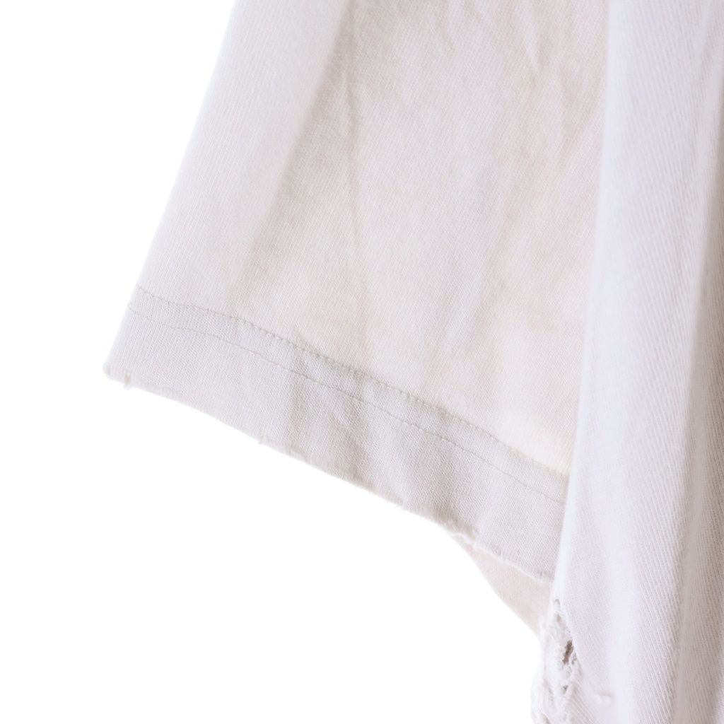 Balenciaga Mirror Logo Oversized T-Shirt Distressed Front Print Short Sleeve — view 5