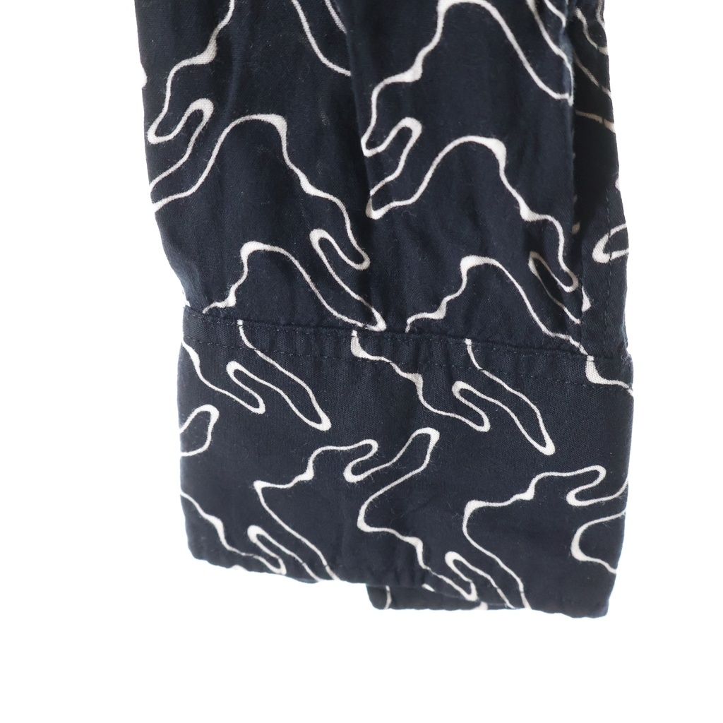 Celine Ghost Print Long Sleeve Shirt Black — view 6