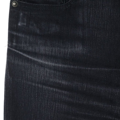 Saint Laurent Paris Hedi Era High Waist Zip Fly Skinny Denim Black Sk Hw — view 5