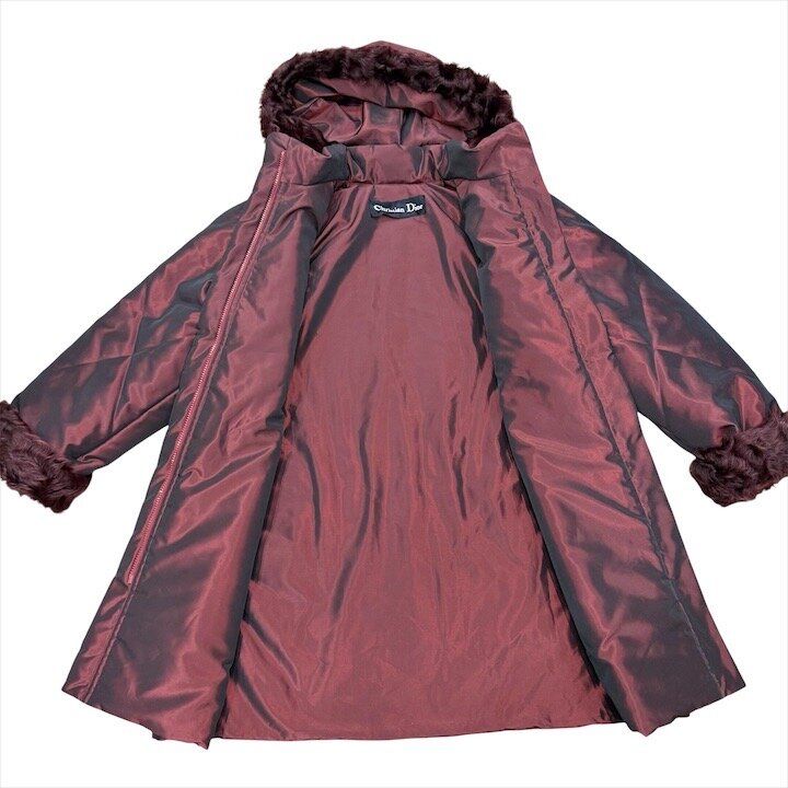 Dior Down Coat Moonbat Bordeaux — view 6