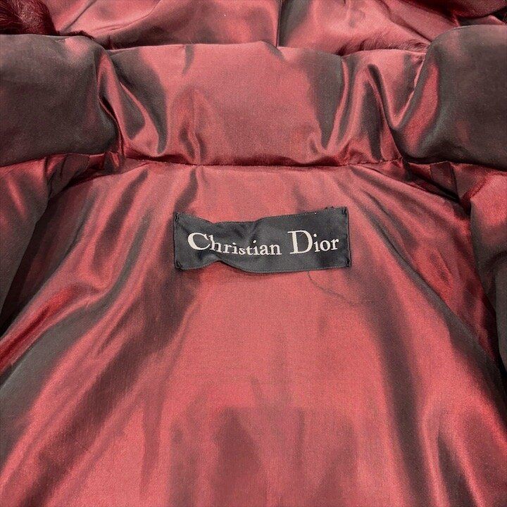 Dior Down Coat Moonbat Bordeaux — view 7
