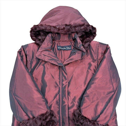 Dior Down Coat Moonbat Bordeaux — view 3