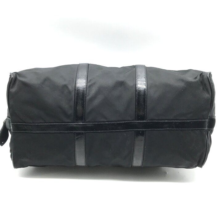 Dior Nylon Patent Boston Hand Bag Black Bag — view 4