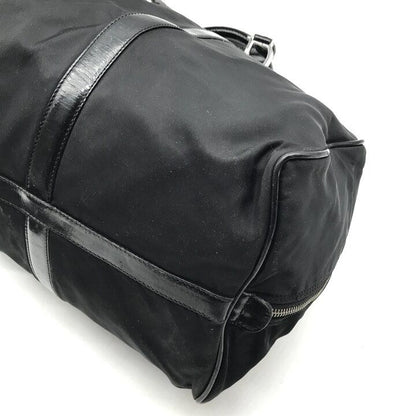 Dior Nylon Patent Boston Hand Bag Black Bag — view 6