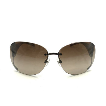Chanel CC Logo Sunglasses Eyewear Rhinestone Camellia — view 2