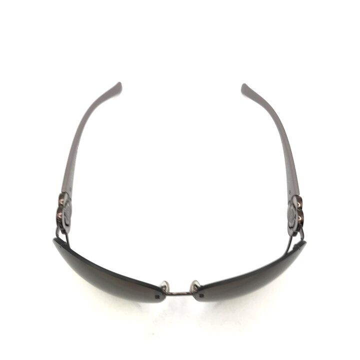 Chanel CC Logo Sunglasses Eyewear Rhinestone Camellia — view 6