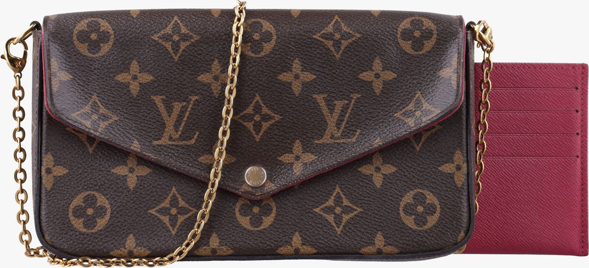 Louis Vuitton Pochette Felicie Monogram Brown Canvas