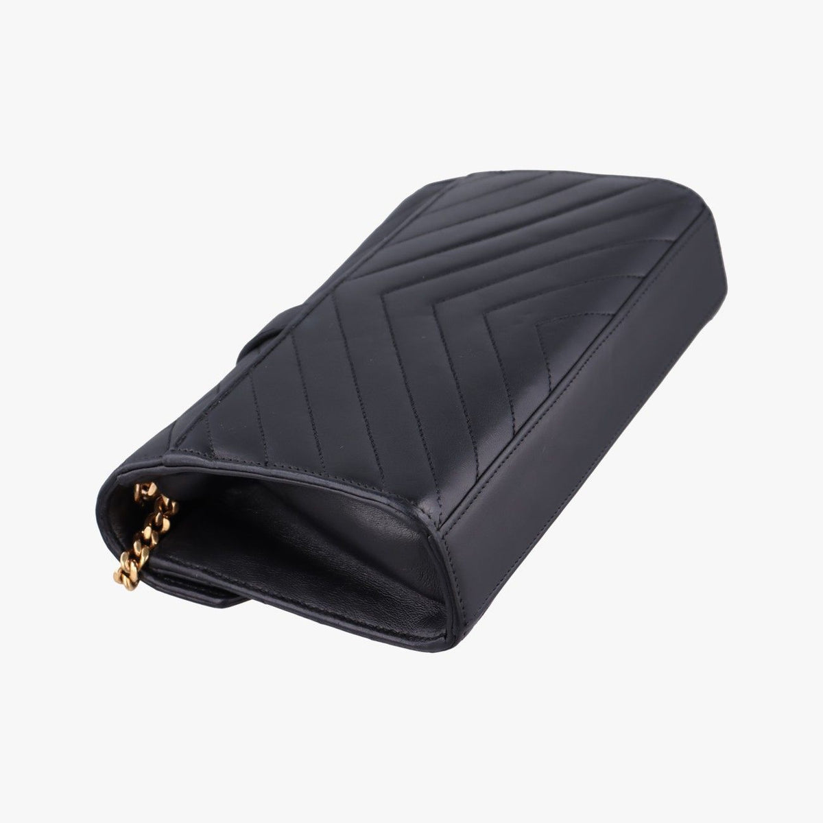 Saint Laurent Monogram Envelope Black Leather — view 7
