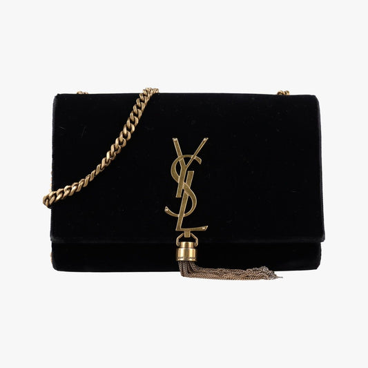 Saint Laurent Kate Black Velour