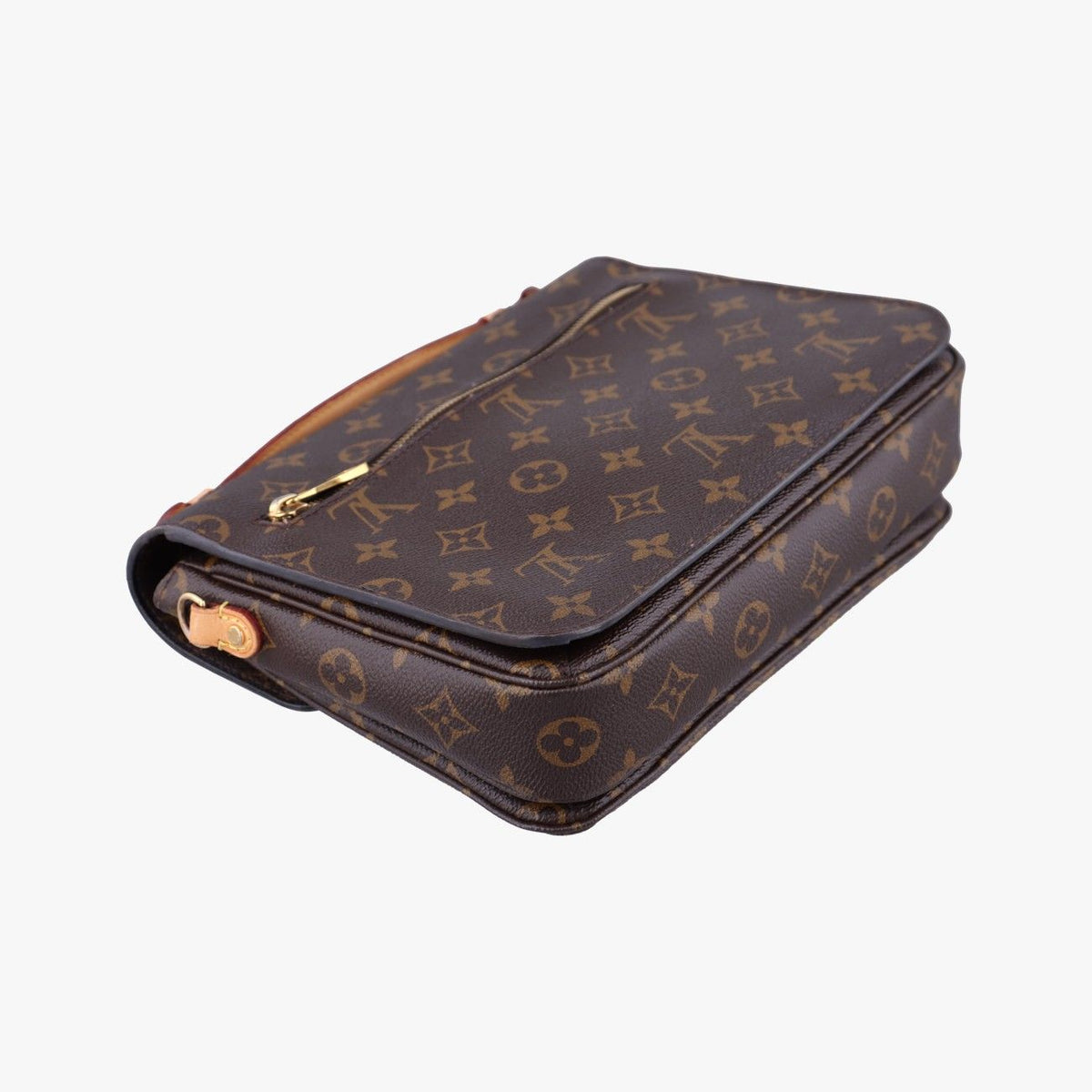 Louis Vuitton Pochette Metis MM Monogram Brown Canvas Handbag — view 7