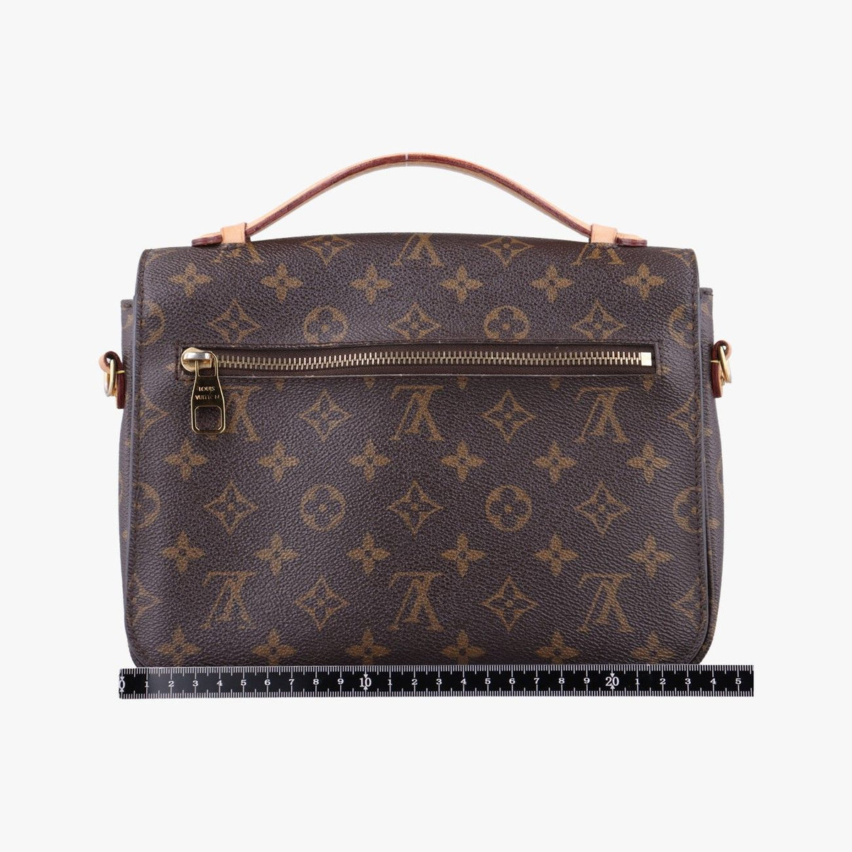 Louis Vuitton Pochette Metis MM Monogram Brown Canvas Handbag — view 2