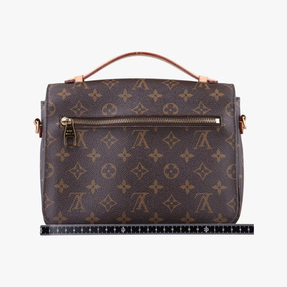 Louis Vuitton Pochette Metis MM Monogram Brown Canvas Handbag — view 2