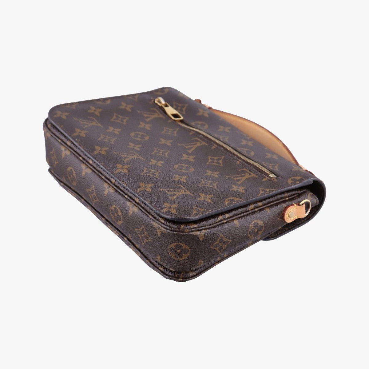 Louis Vuitton Pochette Metis MM Monogram Brown Canvas Handbag — view 6