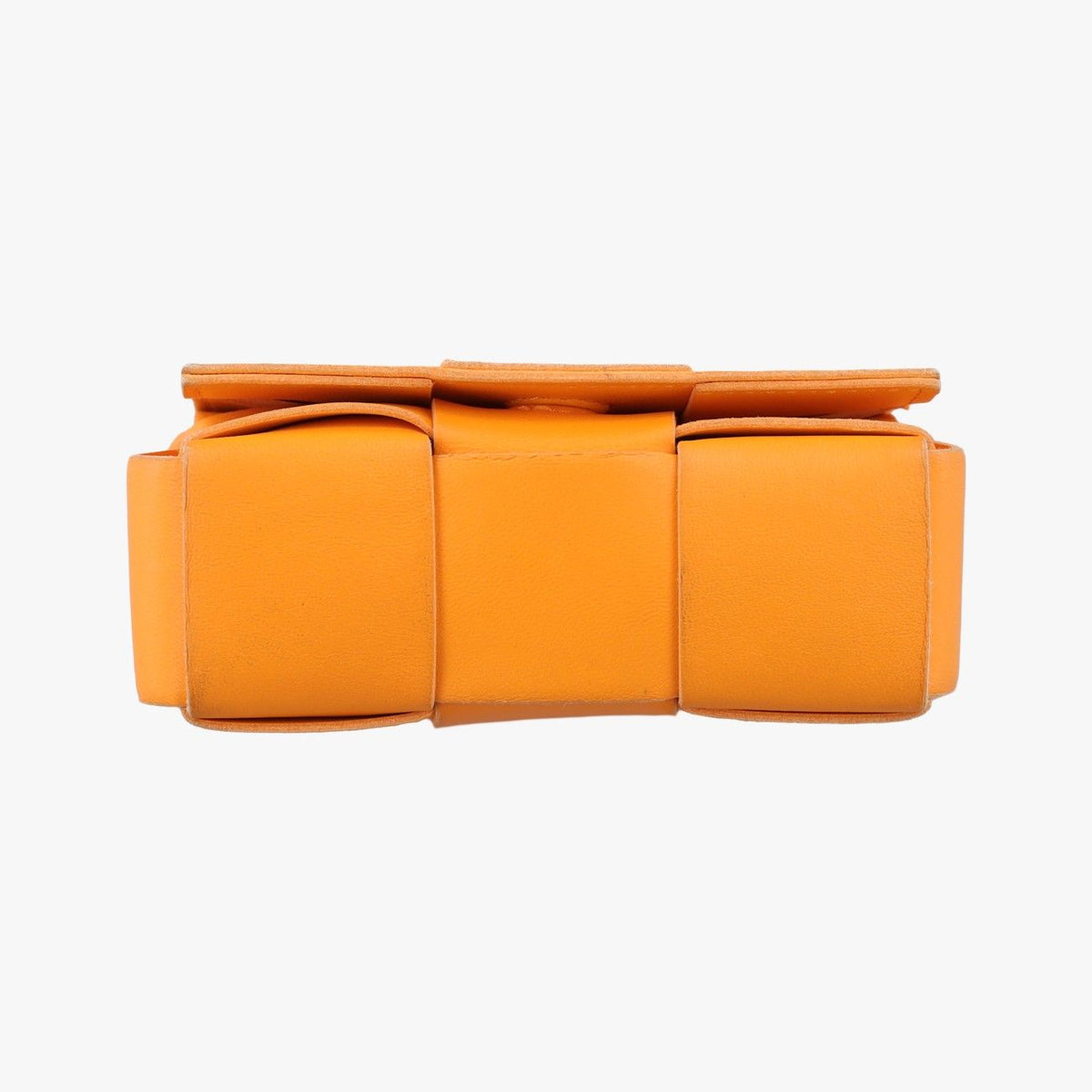 Bottega Veneta Candy Cassette Orange Lambskin Shoulder Bag — view 3