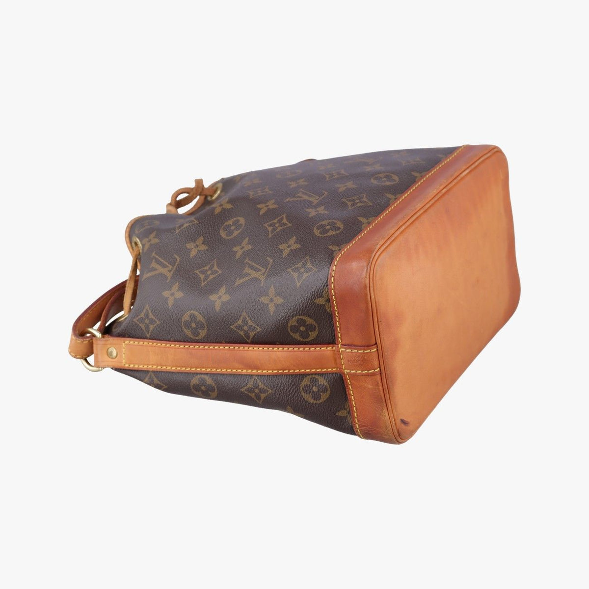 Louis Vuitton Noe BB Monogram Brown Canvas Bucket Bag — view 5