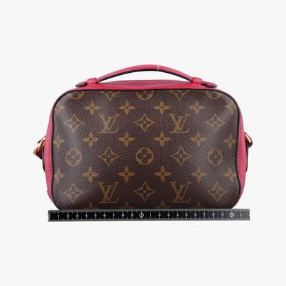 Louis Vuitton Saintonge Monogram Brown Freesia Canvas Calfskin — view 2