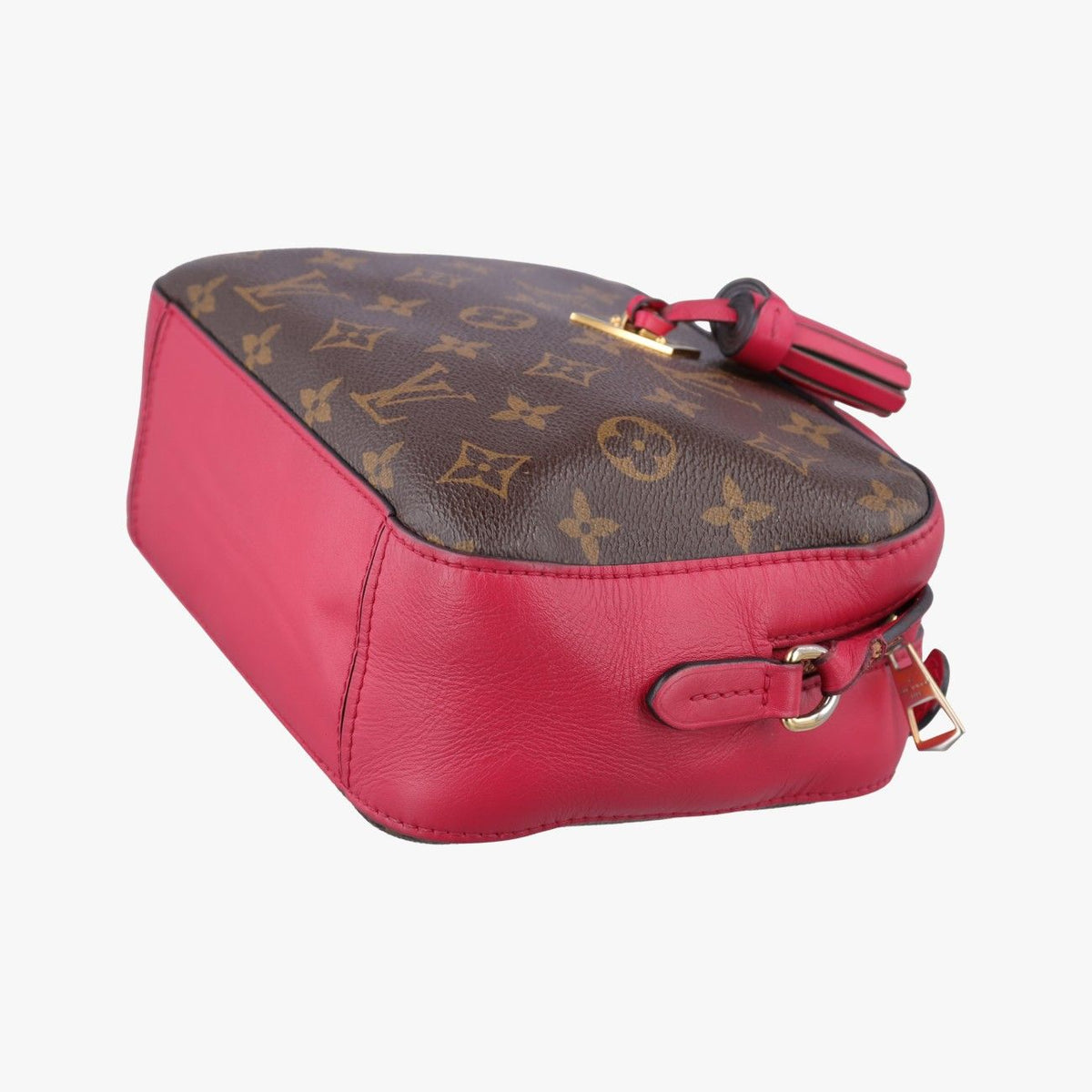 Louis Vuitton Saintonge Monogram Brown Freesia Canvas Calfskin — view 4