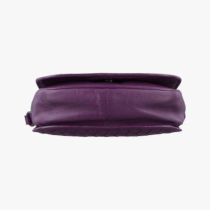 Bottega Veneta Intrecciato Purple Lambskin — view 3