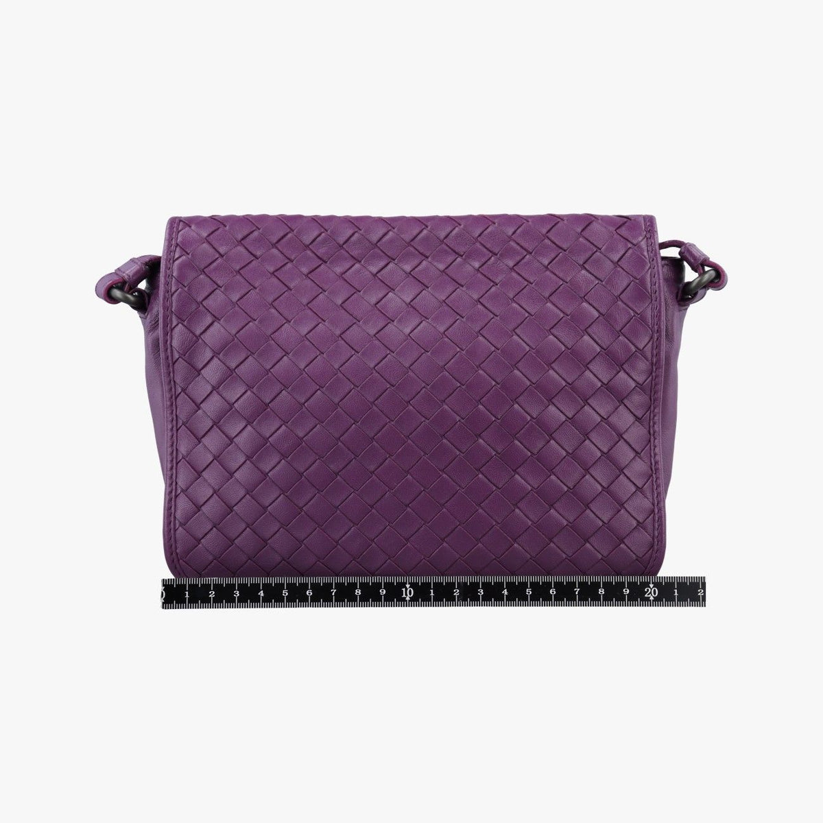 Bottega Veneta Intrecciato Purple Lambskin — view 2