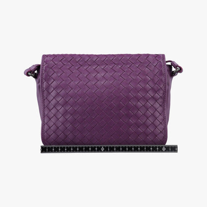 Bottega Veneta Intrecciato Purple Lambskin — view 2