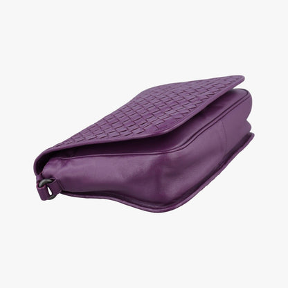 Bottega Veneta Intrecciato Purple Lambskin — view 5