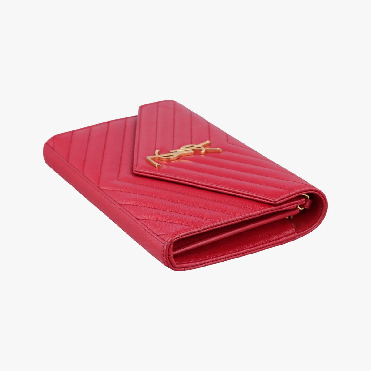 Saint Laurent Monogram Red Leather — view 4