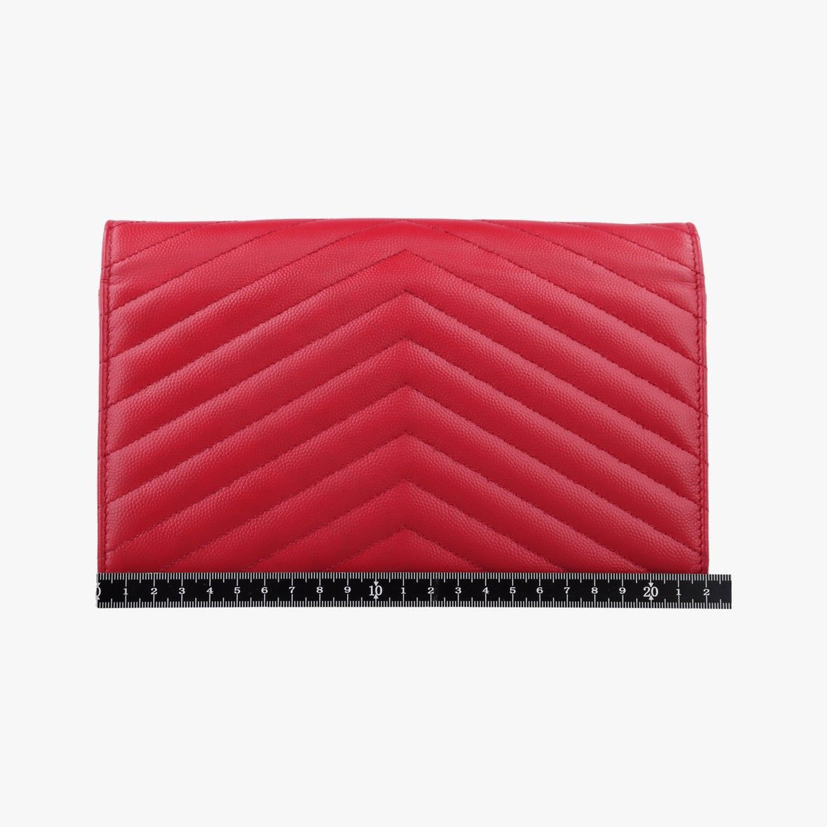 Saint Laurent Monogram Red Leather — view 2