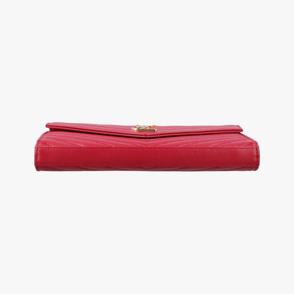 Saint Laurent Monogram Red Leather — view 3