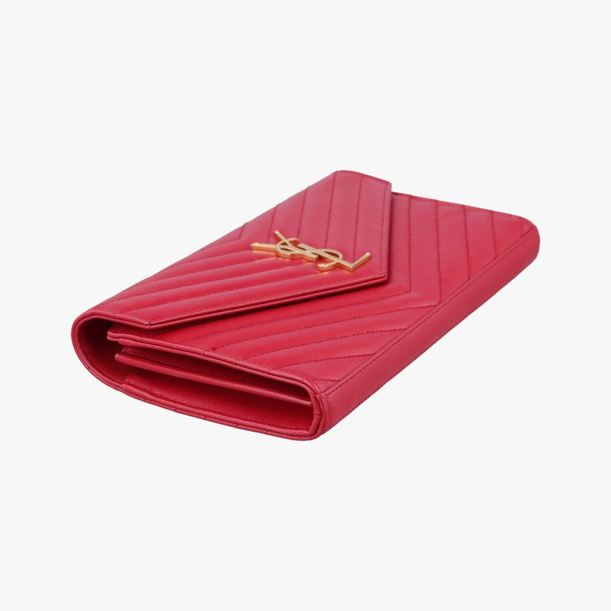 Saint Laurent Monogram Red Leather — view 5