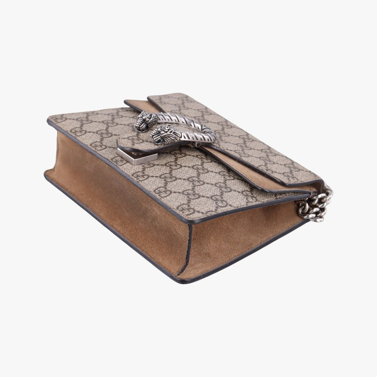 Gucci Dionysus Beige Brown Suede Shoulder Bag — view 4