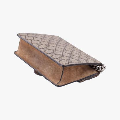 Gucci Dionysus Beige Brown Suede Shoulder Bag — view 6