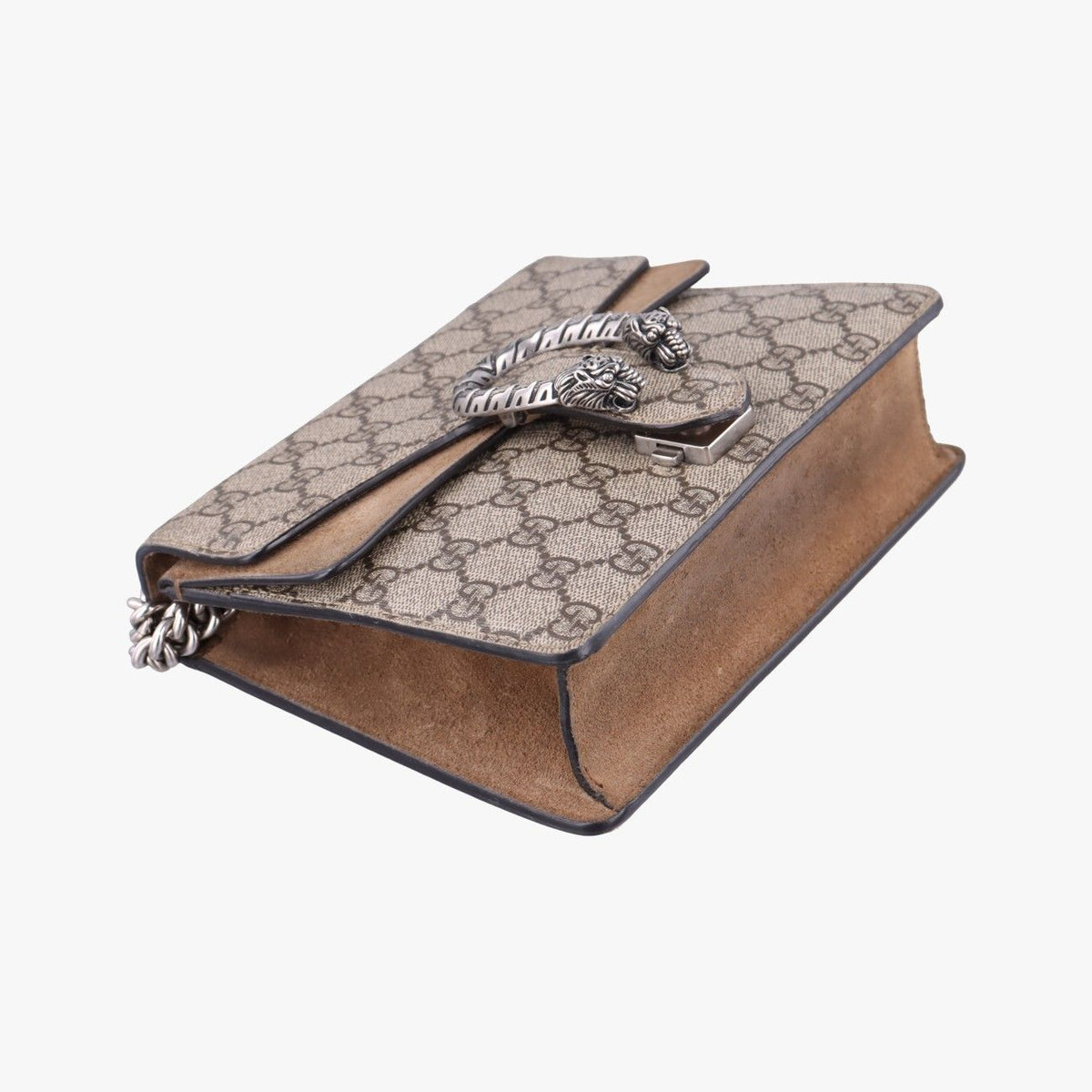 Gucci Dionysus Beige Brown Suede Shoulder Bag — view 5